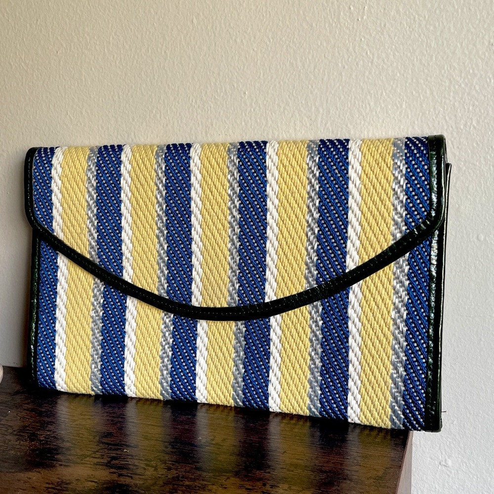 SOBELLA Multi-Colored & Textured Envelope Clutch, Fully Lined. Great condition.